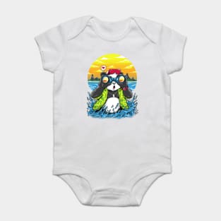 summer panda Baby Bodysuit